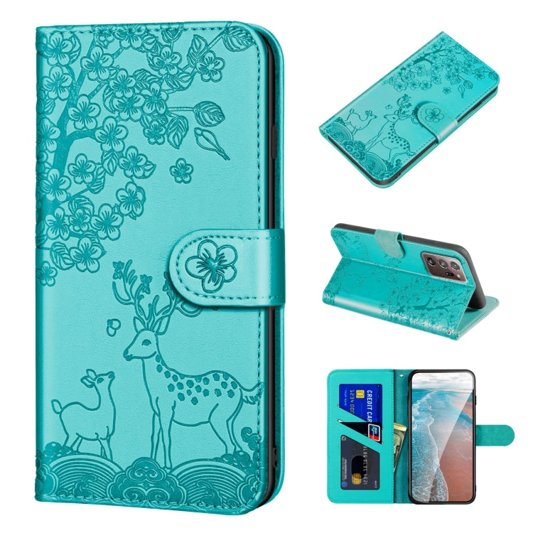 Sika Deer Embossing Pattern Horizontal Flip PU Leather Case with Holder & Card Slot & Wallet & Photo Frame, For Samsung Galaxy Note20 Ultra, For Samsung Galaxy S10, For Samsung Galaxy S10 Plus, For Samsung Galaxy S10e, For Samsung Galaxy S9������������...