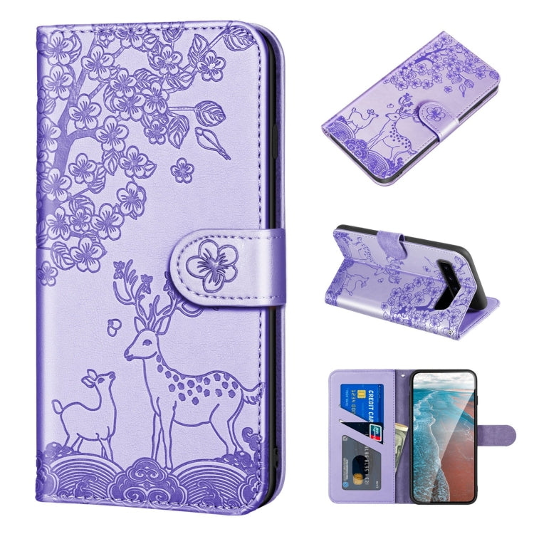 Sika Deer Embossing Pattern Horizontal Flip PU Leather Case with Holder & Card Slot & Wallet & Photo Frame, For Samsung Galaxy Note20 Ultra, For Samsung Galaxy S10, For Samsung Galaxy S10 Plus, For Samsung Galaxy S10e, For Samsung Galaxy S9������������...