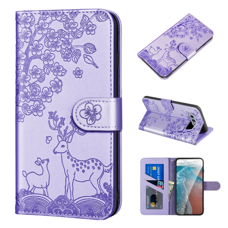 Sika Deer Embossing Pattern Horizontal Flip PU Leather Case with Holder & Card Slot & Wallet & Photo Frame, For Samsung Galaxy Note20 Ultra, For Samsung Galaxy S10, For Samsung Galaxy S10 Plus, For Samsung Galaxy S10e, For Samsung Galaxy S9������������...