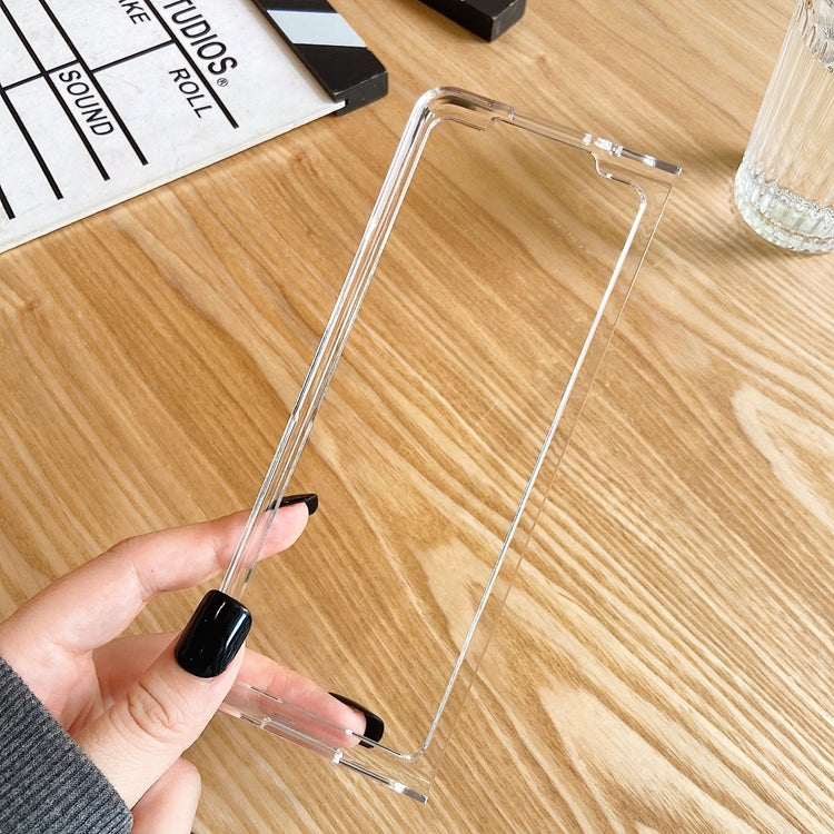 Transparent Shockproof PC Protective Case, For Samsung Galaxy Z Fold3 5G