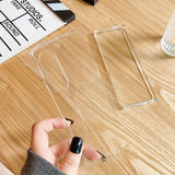 Transparent Shockproof PC Protective Case, For Samsung Galaxy Z Fold3 5G