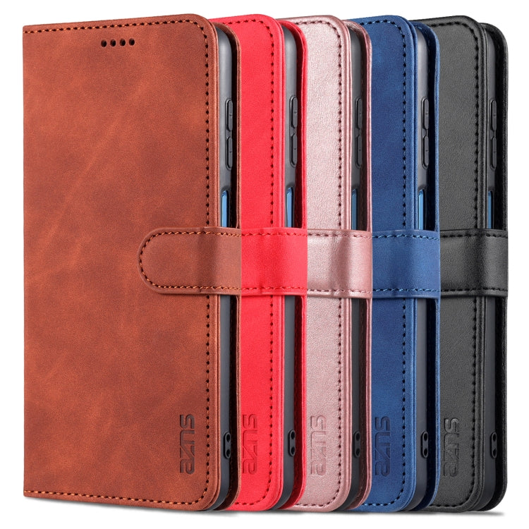 AZNS Skin Feel Calf Texture Horizontal Flip Leather Case with Card Slots & Holder & Wallet, For Samsung Galaxy M62 / F62, For Samsung Galaxy Note10+, For Samsung Galaxy Note20, For Samsung Galaxy Note20 Ultra, For Samsung Galaxy S21 5G�����������������...