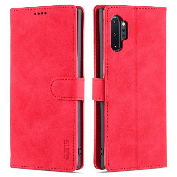 AZNS Skin Feel Calf Texture Horizontal Flip Leather Case with Card Slots & Holder & Wallet, For Samsung Galaxy M62 / F62, For Samsung Galaxy Note10+, For Samsung Galaxy Note20, For Samsung Galaxy Note20 Ultra, For Samsung Galaxy S21 5G�����������������...