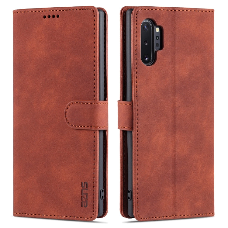 AZNS Skin Feel Calf Texture Horizontal Flip Leather Case with Card Slots & Holder & Wallet, For Samsung Galaxy M62 / F62, For Samsung Galaxy Note10+, For Samsung Galaxy Note20, For Samsung Galaxy Note20 Ultra, For Samsung Galaxy S21 5G�����������������...