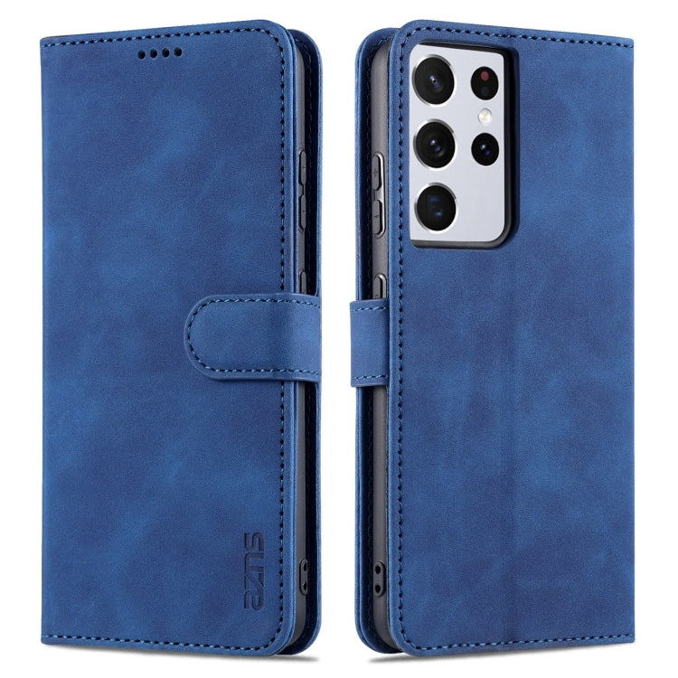 AZNS Skin Feel Calf Texture Horizontal Flip Leather Case with Card Slots & Holder & Wallet, For Samsung Galaxy M62 / F62, For Samsung Galaxy Note10+, For Samsung Galaxy Note20, For Samsung Galaxy Note20 Ultra, For Samsung Galaxy S21 5G�����������������...