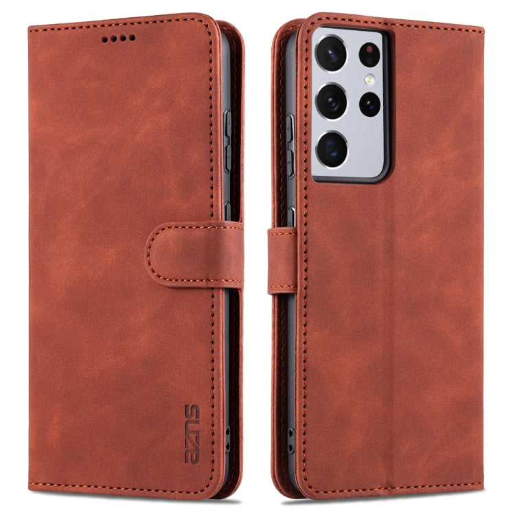 AZNS Skin Feel Calf Texture Horizontal Flip Leather Case with Card Slots & Holder & Wallet, For Samsung Galaxy M62 / F62, For Samsung Galaxy Note10+, For Samsung Galaxy Note20, For Samsung Galaxy Note20 Ultra, For Samsung Galaxy S21 5G�����������������...