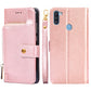 Zipper Bag PU + TPU Horizontal Flip Leather Case with Holder & Card Slot & Wallet & Lanyard, For Samsung Galaxy A11 EU Version, For Samsung Galaxy A12, For Samsung Galaxy A31 EU Version, For Samsung Galaxy A41 EU Version, For Samsung Galaxy A02��������...
