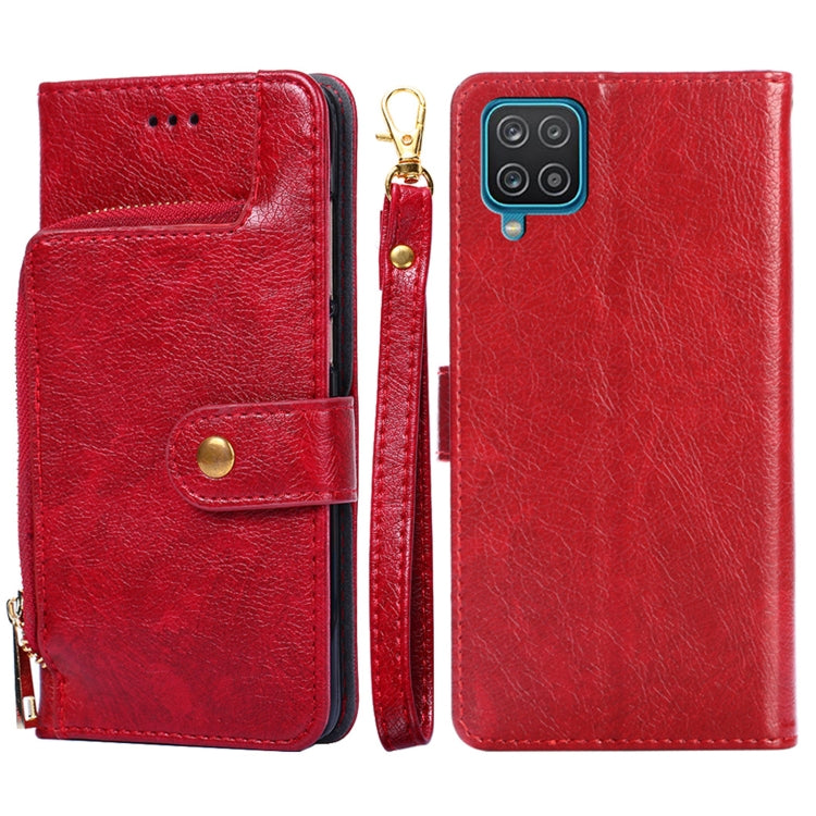 Zipper Bag PU + TPU Horizontal Flip Leather Case with Holder & Card Slot & Wallet & Lanyard, For Samsung Galaxy A11 EU Version, For Samsung Galaxy A12, For Samsung Galaxy A31 EU Version, For Samsung Galaxy A41 EU Version, For Samsung Galaxy A02��������...