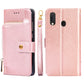 Zipper Bag PU + TPU Horizontal Flip Leather Case with Holder & Card Slot & Wallet & Lanyard, For Samsung Galaxy A11 EU Version, For Samsung Galaxy A12, For Samsung Galaxy A31 EU Version, For Samsung Galaxy A41 EU Version, For Samsung Galaxy A02��������...