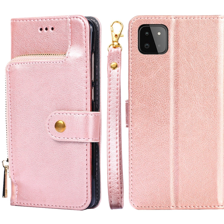 Zipper Bag PU + TPU Horizontal Flip Leather Case with Holder & Card Slot & Wallet & Lanyard, For Samsung Galaxy A11 EU Version, For Samsung Galaxy A12, For Samsung Galaxy A31 EU Version, For Samsung Galaxy A41 EU Version, For Samsung Galaxy A02��������...