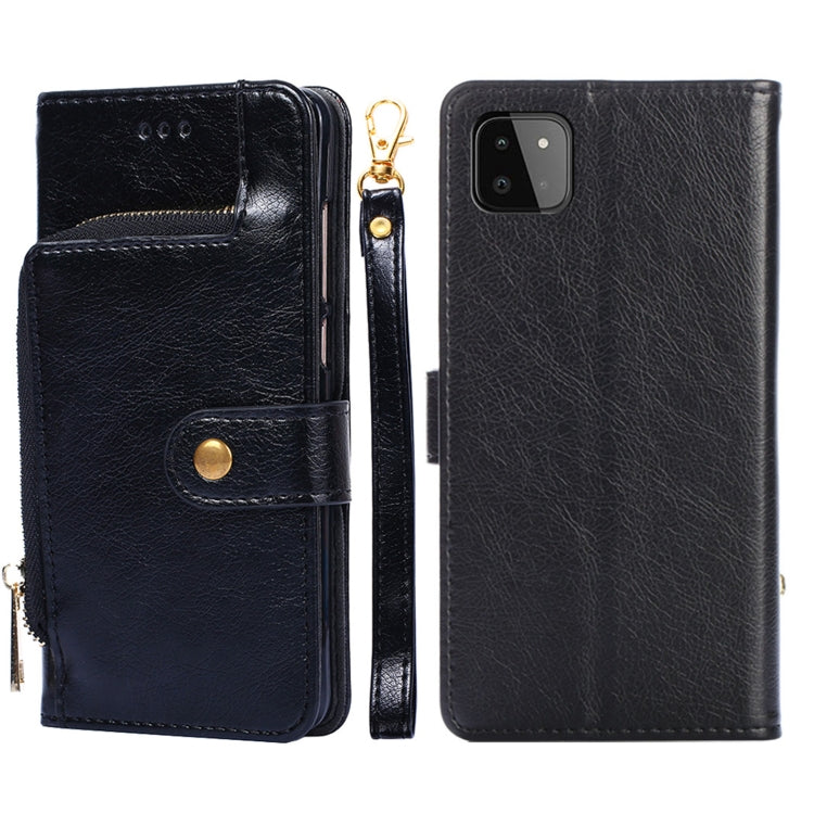 Zipper Bag PU + TPU Horizontal Flip Leather Case with Holder & Card Slot & Wallet & Lanyard, For Samsung Galaxy A11 EU Version, For Samsung Galaxy A12, For Samsung Galaxy A31 EU Version, For Samsung Galaxy A41 EU Version, For Samsung Galaxy A02��������...