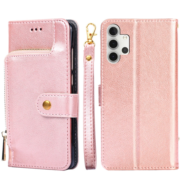 Zipper Bag PU + TPU Horizontal Flip Leather Case with Holder & Card Slot & Wallet & Lanyard, For Samsung Galaxy A11 EU Version, For Samsung Galaxy A12, For Samsung Galaxy A31 EU Version, For Samsung Galaxy A41 EU Version, For Samsung Galaxy A02��������...