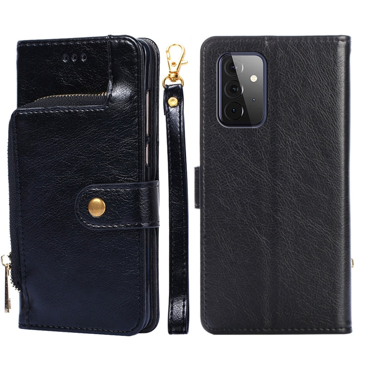 Zipper Bag PU + TPU Horizontal Flip Leather Case with Holder & Card Slot & Wallet & Lanyard, For Samsung Galaxy A32 5G, For Samsung Galaxy A42 5G, For Samsung Galaxy A51 4G, For Samsung Galaxy A51 5G, For Samsung Galaxy A52 5G / 4G���������������������...