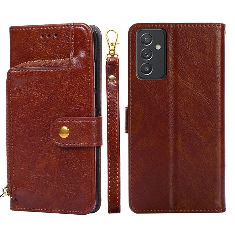 Zipper Bag PU + TPU Horizontal Flip Leather Case with Holder & Card Slot & Wallet & Lanyard, For Samsung Galaxy A32 5G, For Samsung Galaxy A42 5G, For Samsung Galaxy A51 4G, For Samsung Galaxy A51 5G, For Samsung Galaxy A52 5G / 4G���������������������...