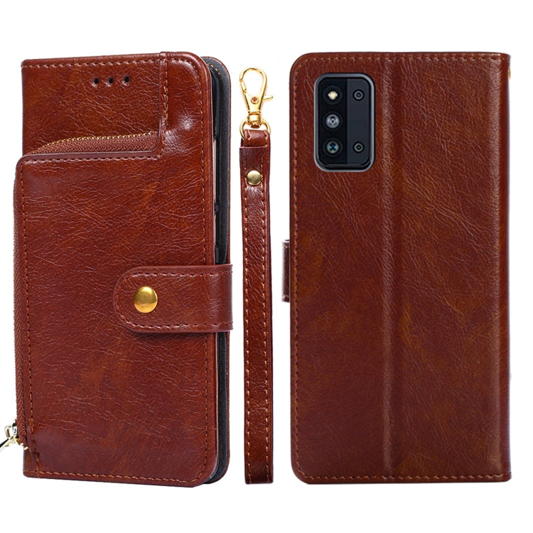 Zipper Bag PU + TPU Horizontal Flip Leather Case with Holder & Card Slot & Wallet & Lanyard, For Samsung Galaxy A32 5G, For Samsung Galaxy A42 5G, For Samsung Galaxy A51 4G, For Samsung Galaxy A51 5G, For Samsung Galaxy A52 5G / 4G���������������������...