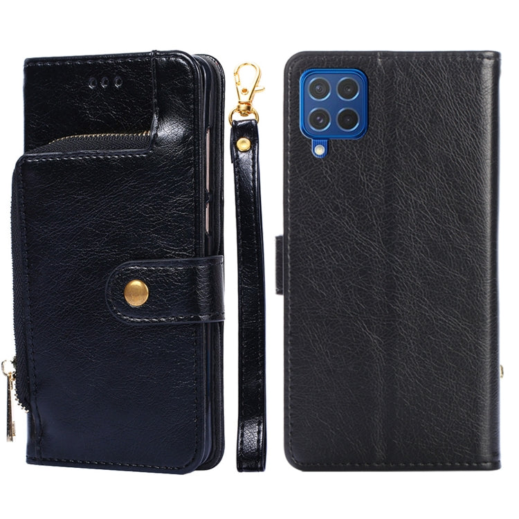 Zipper Bag PU + TPU Horizontal Flip Leather Case with Holder & Card Slot & Wallet & Lanyard, For Samsung Galaxy F62 / M62, For Samsung Galaxy F12 / M12, For Samsung Galaxy M51, For Samsung Galaxy Note10+, For Samsung Galaxy S10+, For Samsung Galaxy S20...