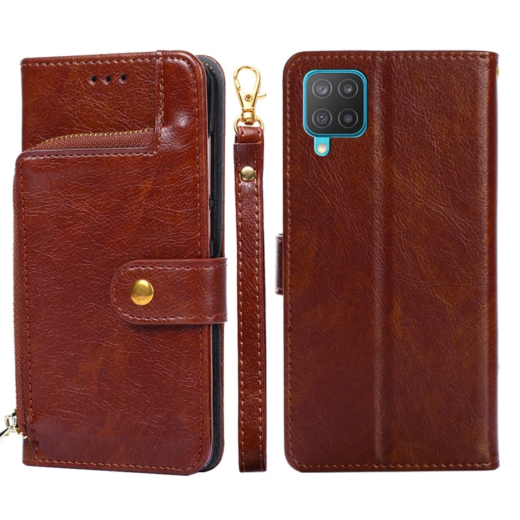 Zipper Bag PU + TPU Horizontal Flip Leather Case with Holder & Card Slot & Wallet & Lanyard, For Samsung Galaxy F62 / M62, For Samsung Galaxy F12 / M12, For Samsung Galaxy M51, For Samsung Galaxy Note10+, For Samsung Galaxy S10+, For Samsung Galaxy S20...