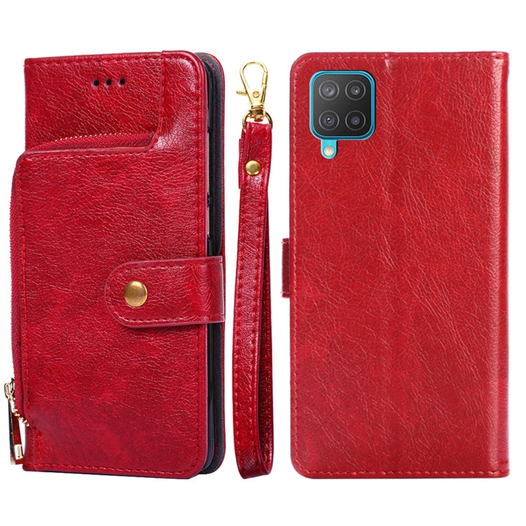 Zipper Bag PU + TPU Horizontal Flip Leather Case with Holder & Card Slot & Wallet & Lanyard, For Samsung Galaxy F62 / M62, For Samsung Galaxy F12 / M12, For Samsung Galaxy M51, For Samsung Galaxy Note10+, For Samsung Galaxy S10+, For Samsung Galaxy S20...