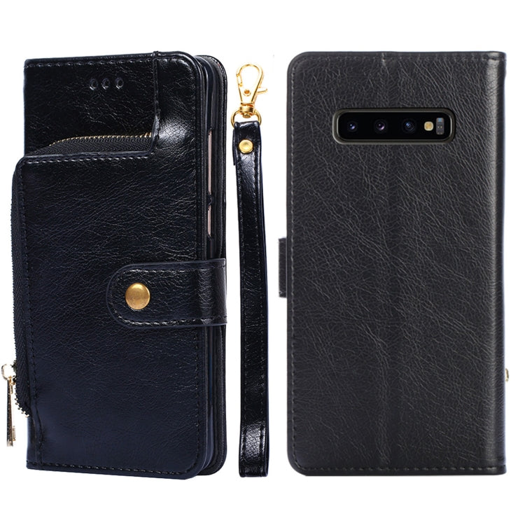 Zipper Bag PU + TPU Horizontal Flip Leather Case with Holder & Card Slot & Wallet & Lanyard, For Samsung Galaxy F62 / M62, For Samsung Galaxy F12 / M12, For Samsung Galaxy M51, For Samsung Galaxy Note10+, For Samsung Galaxy S10+, For Samsung Galaxy S20...