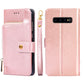 Zipper Bag PU + TPU Horizontal Flip Leather Case with Holder & Card Slot & Wallet & Lanyard, For Samsung Galaxy F62 / M62, For Samsung Galaxy F12 / M12, For Samsung Galaxy M51, For Samsung Galaxy Note10+, For Samsung Galaxy S10+, For Samsung Galaxy S20...