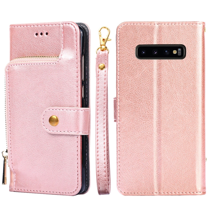 Zipper Bag PU + TPU Horizontal Flip Leather Case with Holder & Card Slot & Wallet & Lanyard, For Samsung Galaxy F62 / M62, For Samsung Galaxy F12 / M12, For Samsung Galaxy M51, For Samsung Galaxy Note10+, For Samsung Galaxy S10+, For Samsung Galaxy S20...