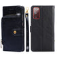 Zipper Bag PU + TPU Horizontal Flip Leather Case with Holder & Card Slot & Wallet & Lanyard, For Samsung Galaxy F62 / M62, For Samsung Galaxy F12 / M12, For Samsung Galaxy M51, For Samsung Galaxy Note10+, For Samsung Galaxy S10+, For Samsung Galaxy S20...