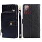 Zipper Bag PU + TPU Horizontal Flip Leather Case with Holder & Card Slot & Wallet & Lanyard, For Samsung Galaxy F62 / M62, For Samsung Galaxy F12 / M12, For Samsung Galaxy M51, For Samsung Galaxy Note10+, For Samsung Galaxy S10+, For Samsung Galaxy S20...