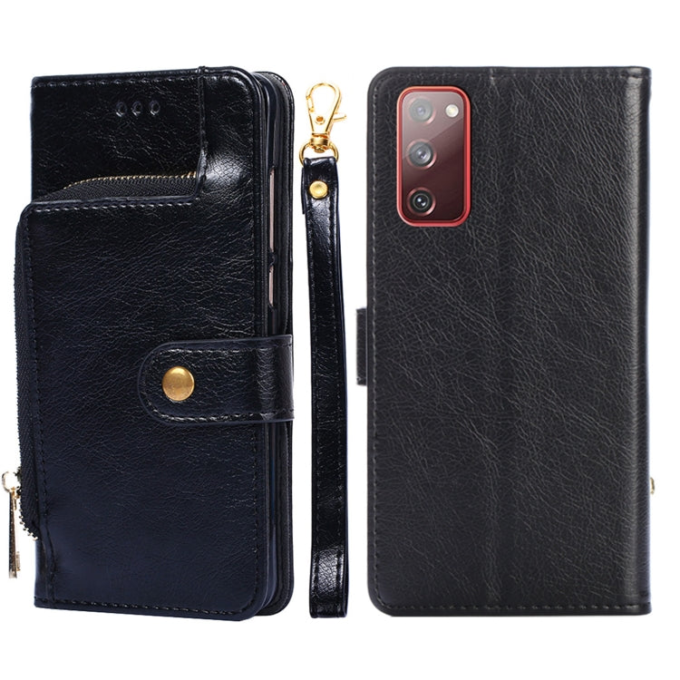 Zipper Bag PU + TPU Horizontal Flip Leather Case with Holder & Card Slot & Wallet & Lanyard, For Samsung Galaxy F62 / M62, For Samsung Galaxy F12 / M12, For Samsung Galaxy M51, For Samsung Galaxy Note10+, For Samsung Galaxy S10+, For Samsung Galaxy S20...