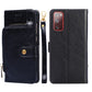Zipper Bag PU + TPU Horizontal Flip Leather Case with Holder & Card Slot & Wallet & Lanyard, For Samsung Galaxy F62 / M62, For Samsung Galaxy F12 / M12, For Samsung Galaxy M51, For Samsung Galaxy Note10+, For Samsung Galaxy S10+, For Samsung Galaxy S20...