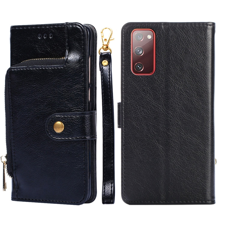 Zipper Bag PU + TPU Horizontal Flip Leather Case with Holder & Card Slot & Wallet & Lanyard, For Samsung Galaxy F62 / M62, For Samsung Galaxy F12 / M12, For Samsung Galaxy M51, For Samsung Galaxy Note10+, For Samsung Galaxy S10+, For Samsung Galaxy S20...
