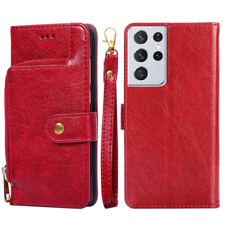 Zipper Bag PU + TPU Horizontal Flip Leather Case with Holder & Card Slot & Wallet & Lanyard, For Samsung Galaxy F62 / M62, For Samsung Galaxy F12 / M12, For Samsung Galaxy M51, For Samsung Galaxy Note10+, For Samsung Galaxy S10+, For Samsung Galaxy S20...