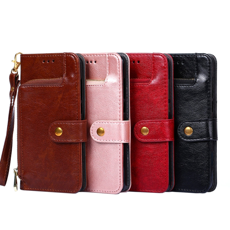 Zipper Bag PU + TPU Horizontal Flip Leather Case with Holder & Card Slot & Wallet & Lanyard, For Samsung Galaxy S21 Ultra 5G, For Samsung Galaxy Xcover 5