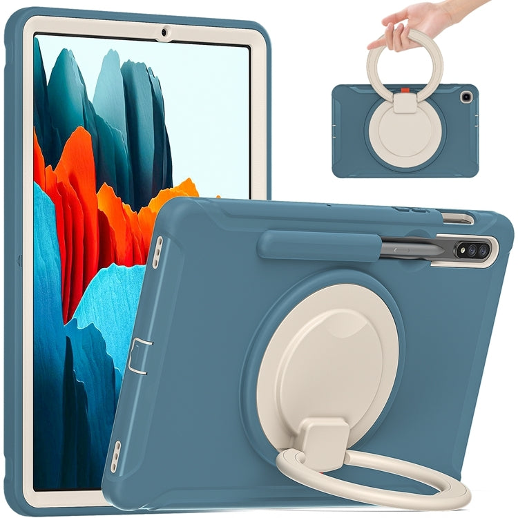 Shockproof TPU + PC Protective Case with 360 Degree Rotation Foldable Handle Grip Holder & Pen Slot, For Samsung Galaxy Tab S8+ / Tab S8 Plus /  Tab S7 FE / Tab S7+/S7 FE 12.4 inch T970, For Samsung Galaxy Tab S8 / Galaxy Tab S7 870
