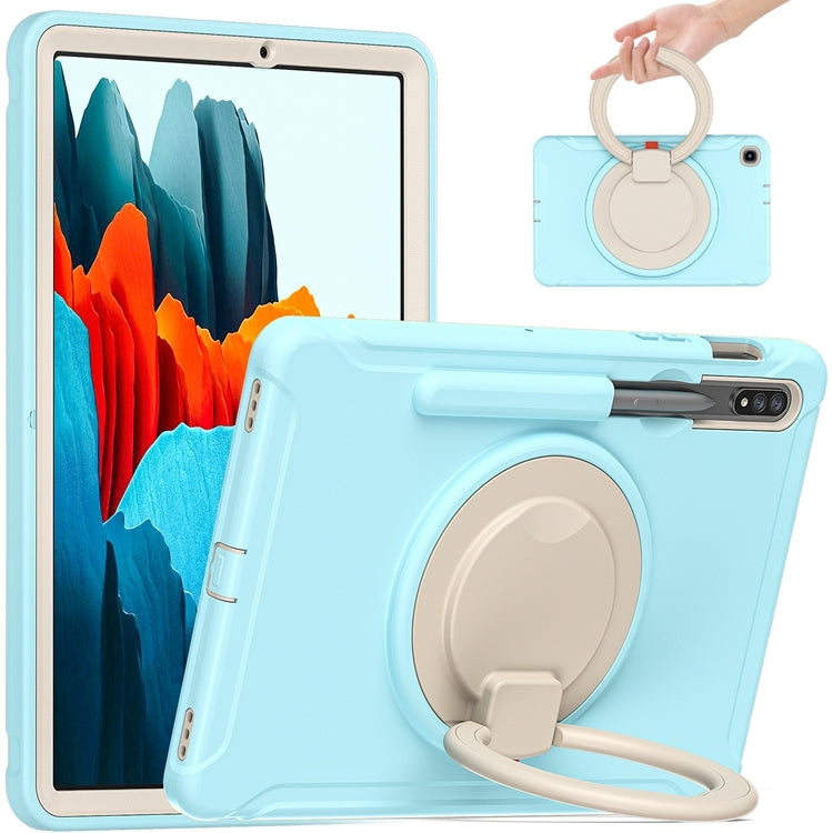 Shockproof TPU + PC Protective Case with 360 Degree Rotation Foldable Handle Grip Holder & Pen Slot, For Samsung Galaxy Tab S8+ / Tab S8 Plus /  Tab S7 FE / Tab S7+/S7 FE 12.4 inch T970, For Samsung Galaxy Tab S8 / Galaxy Tab S7 870