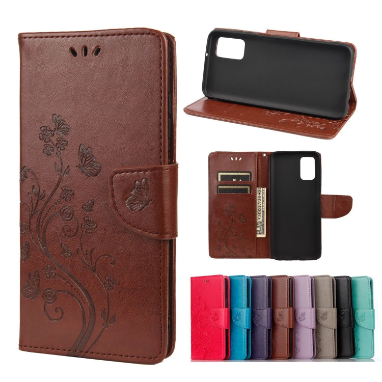 Butterfly Flower Pattern Horizontal Flip Leather Case with Holder & Card Slots & Wallet, For Samsung Galaxy A03s 164mm, For iPhone 13 mini, For iPhone 13, For iPhone 13 Pro, For iPhone 13 Pro Max