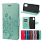 Butterfly Flower Pattern Horizontal Flip Leather Case with Holder & Card Slots & Wallet, For Samsung Galaxy A03s 164mm, For iPhone 13 mini, For iPhone 13, For iPhone 13 Pro, For iPhone 13 Pro Max