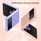Skin Feel Shockproof PC Fold Protective Case, For Samsung Galaxy Z Flip3 5G