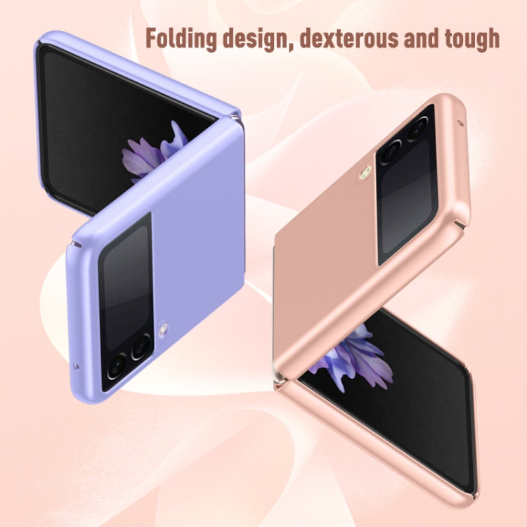 Skin Feel Shockproof PC Fold Protective Case, For Samsung Galaxy Z Flip3 5G