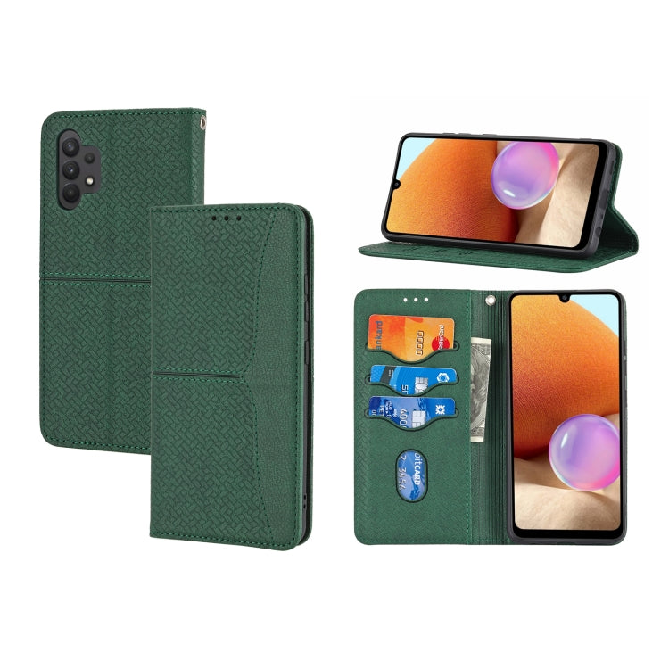 Woven Texture Stitching Magnetic Horizontal Flip PU Leather Case with Holder & Card Slots & Wallet & Lanyard, For Samsung Galaxy A32 4G, For Samsung Galaxy A32 5G, For Samsung Galaxy A42 5G, For Samsung Galaxy A51, For Samsung Galaxy A71���������������...