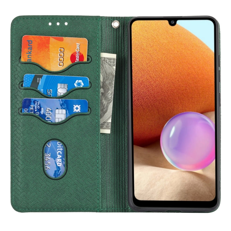 Woven Texture Stitching Magnetic Horizontal Flip PU Leather Case with Holder & Card Slots & Wallet & Lanyard, For Samsung Galaxy A32 4G, For Samsung Galaxy A32 5G, For Samsung Galaxy A42 5G, For Samsung Galaxy A51, For Samsung Galaxy A71���������������...