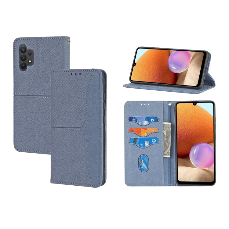 Woven Texture Stitching Magnetic Horizontal Flip PU Leather Case with Holder & Card Slots & Wallet & Lanyard, For Samsung Galaxy A32 4G, For Samsung Galaxy A32 5G, For Samsung Galaxy A42 5G, For Samsung Galaxy A51, For Samsung Galaxy A71���������������...