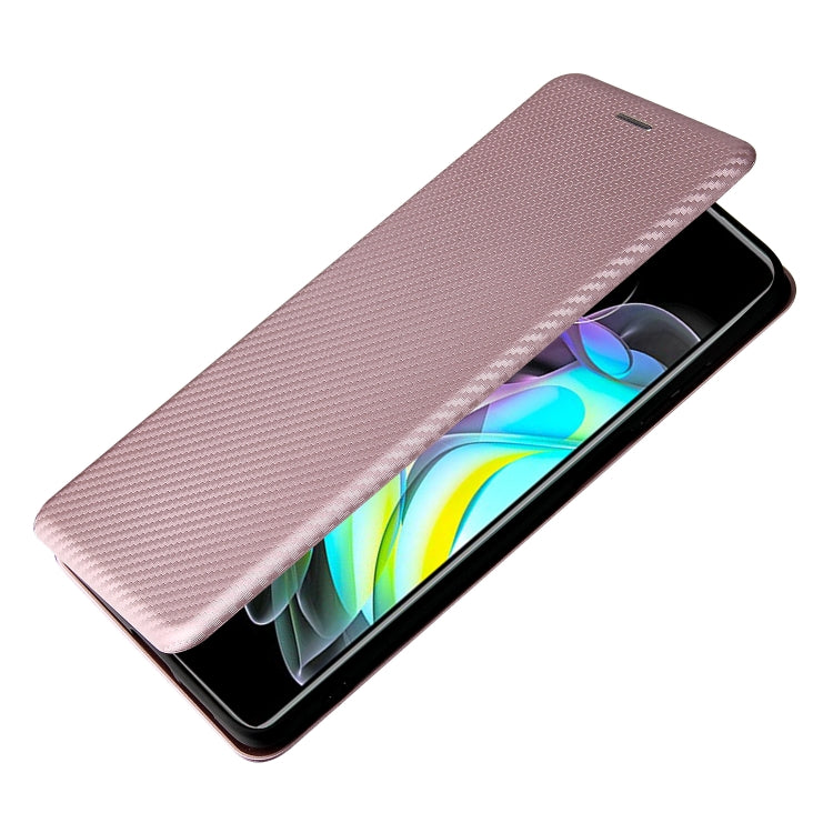 Carbon Fiber Texture Magnetic Horizontal Flip TPU + PC + PU Leather Case with Card Slot, For Motorola Edge 20, For Samsung Galaxy Z Fold3 5G, For OnePlus Nord 2 5G