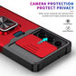 Sliding Camera Cover Design PC + TPU Shockproof Case with Ring Holder & Card Slot, For Samsung Galaxy S21 Ultra 5G