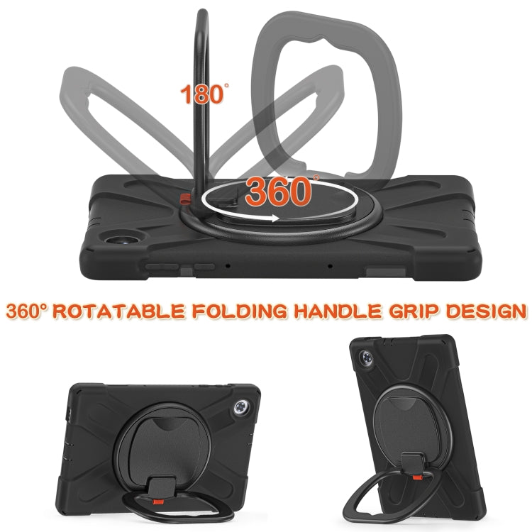 Silicone + PC Protective Case with Holder & Shoulder Strap, For Lenovo Tab M10 HD 2020 X306X/F, For Lenovo Tab M10 Plus, For Lenovo XiaoXin Pad 11 / Pad 11 Plus 2021 / Pad 2022, For Samsung Galaxy Tab Active Pro / 4 Pro / 5 Pro�������������������������...