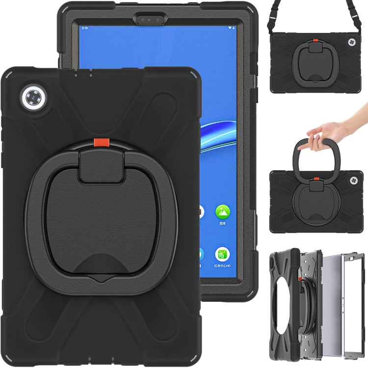 Silicone + PC Protective Case with Holder & Shoulder Strap, For Lenovo Tab M10 HD 2020 X306X/F, For Lenovo Tab M10 Plus, For Lenovo XiaoXin Pad 11 / Pad 11 Plus 2021 / Pad 2022, For Samsung Galaxy Tab Active Pro / 4 Pro / 5 Pro�������������������������...
