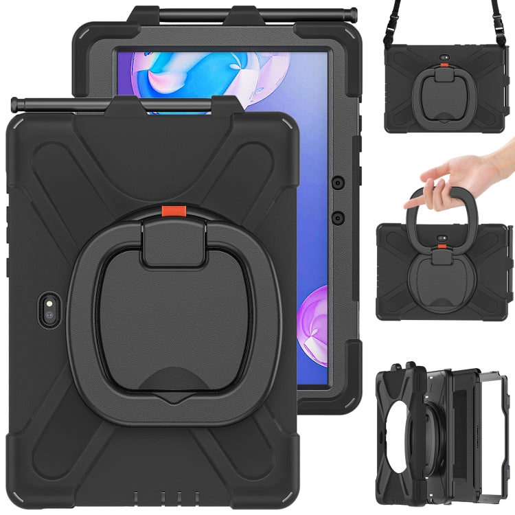 Silicone + PC Protective Case with Holder & Shoulder Strap, For Lenovo Tab M10 HD 2020 X306X/F, For Lenovo Tab M10 Plus, For Lenovo XiaoXin Pad 11 / Pad 11 Plus 2021 / Pad 2022, For Samsung Galaxy Tab Active Pro / 4 Pro / 5 Pro�������������������������...