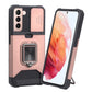 Sliding Camera Cover Design PC + TPU Shockproof Case with Ring Holder & Card Slot, For Google Pixel 5a 5G, For Samsung Galaxy A03s 166.6mm, For Samsung Galaxy A42 5G, For Samsung Galaxy A72 5G, For Samsung Galaxy Note20 Ultra, For Samsung Galaxy S21 5G...