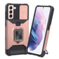 Sliding Camera Cover Design PC + TPU Shockproof Case with Ring Holder & Card Slot, For Google Pixel 5a 5G, For Samsung Galaxy A03s 166.6mm, For Samsung Galaxy A42 5G, For Samsung Galaxy A72 5G, For Samsung Galaxy Note20 Ultra, For Samsung Galaxy S21 5G...