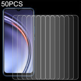 50 PCS 0.26mm 9H 2.5D Tempered Glass Film