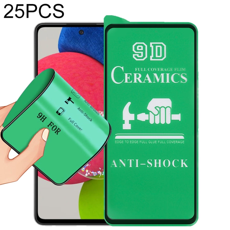 25 PCS 9D Full Screen Full Glue Ceramic Film